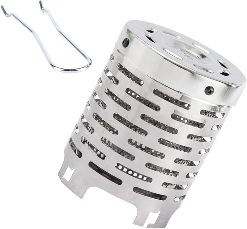 Stainless Steel Portable Outdoor Heater Cover For Stove Warmer Hood Cap - Image 4